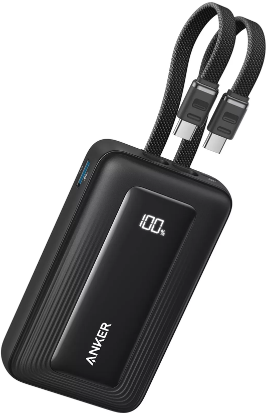 Spoljna baterija Anker Zolo, 20000mAh, 45W, QC + PD, 1 x USB-A - 3 x USB-C, Crna A1681H12