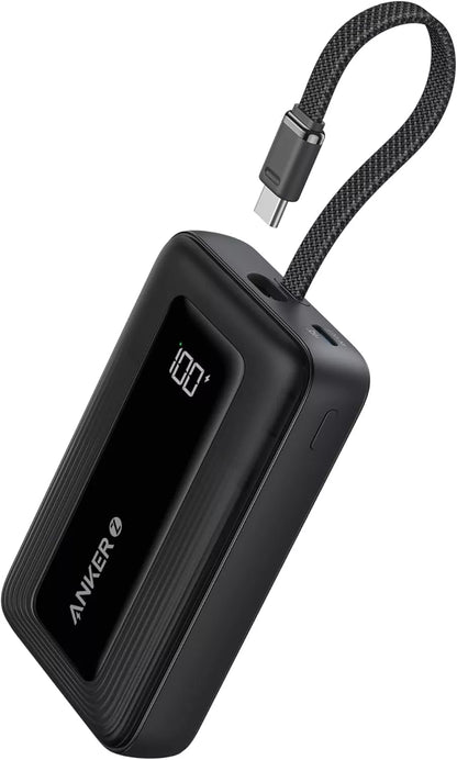 Eksterna baterija Anker Zolo, 20000mAh, 30W, QC + PD, 1 x USB-A - 2 x USB-C, Crna, Ponovo zapečaćena A1689H11