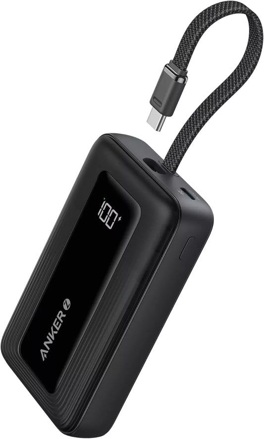 Eksterna baterija Anker Zolo, 20000mAh, 30W, QC + PD, 1 x USB-A - 2 x USB-C, Crna, Ponovo zapečaćena A1689H11