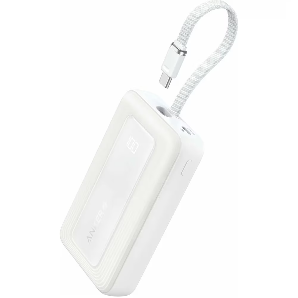 Eksterni punjač Anker Zolo, 20000mAh, 30W, QC + PD, 1 x USB-A - 2 x USB-C, Bela A1689H21