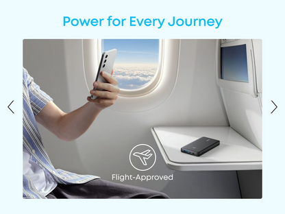 Spoljna baterija Anker Zolo, 10000mAh, 22.5W, QC + PD, 1 x USB-A - 2 x USB-C, Bela A110DH21