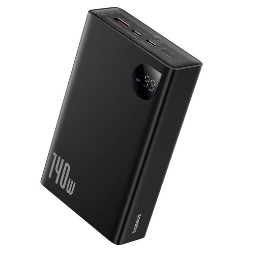 Eksterna baterija Baseus Adaman, 24000mAh, 140W, QC + PD, 1 x USB-C - 2 x USB-A, Crna P10021508113-00