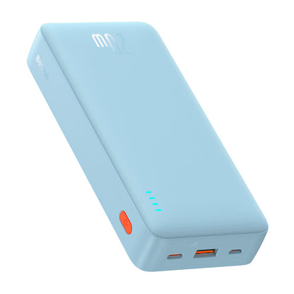 Eksterna baterija Baseus Airpow, 20000mAh, 20W, QC + PD, 1 x USB-A - 1 x USB-C, Plava P10022804313-00