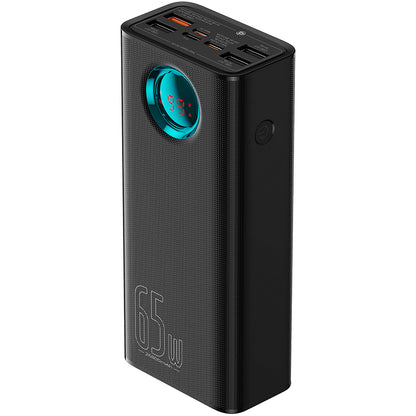 Spoljna baterija Baseus Amblight Digital Display, 26800mAh, 65W, QC + PD, 1 x USB-C - 4 x USB-A, Crna P10022402113-00