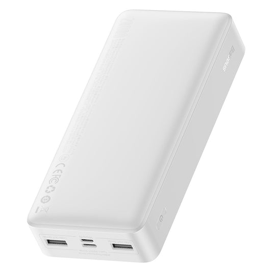 Spoljna baterija Baseus Bipow, 20000mAh, 15W, 1 x USB-C - 2 x USB-A, Bela PPBD050102