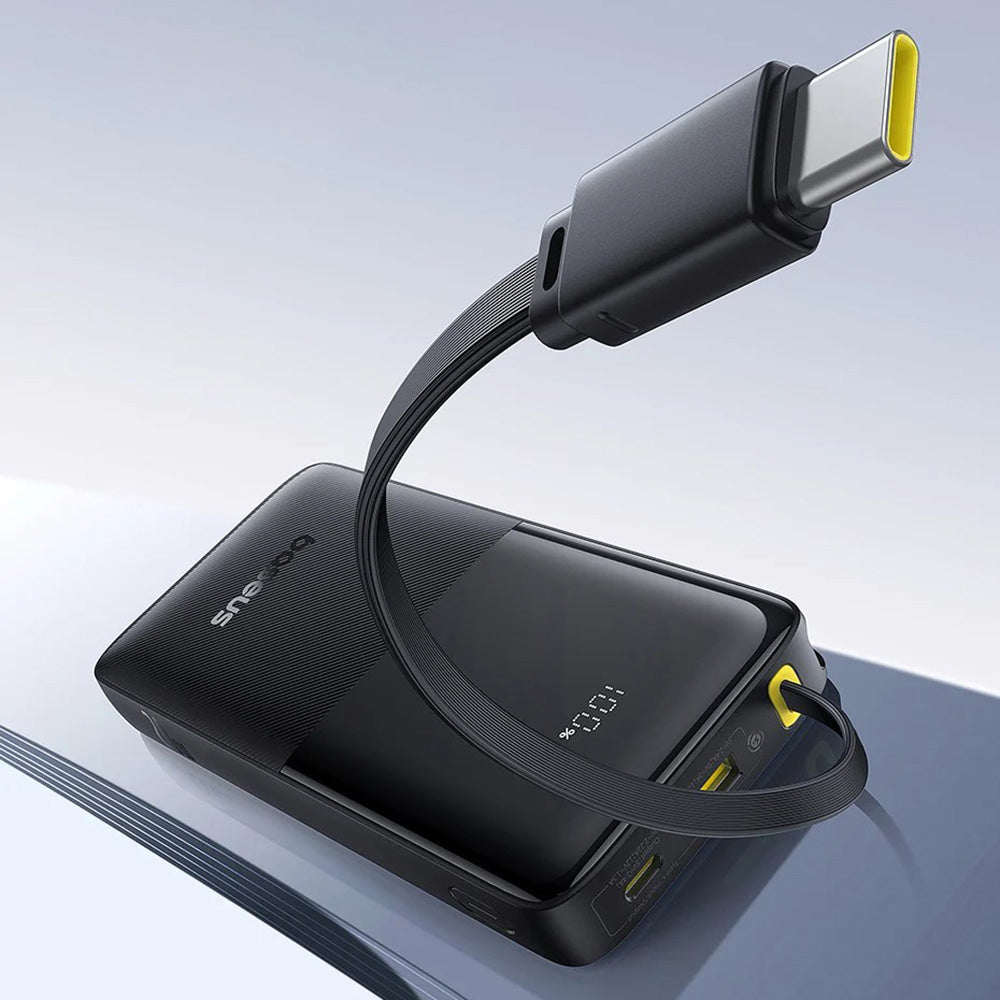 Spoljna baterija Baseus Bipow 2, 20000mAh, 20W, QC + PD, 1 x USB-A - 2 x USB-C, Crna P10077101113-01