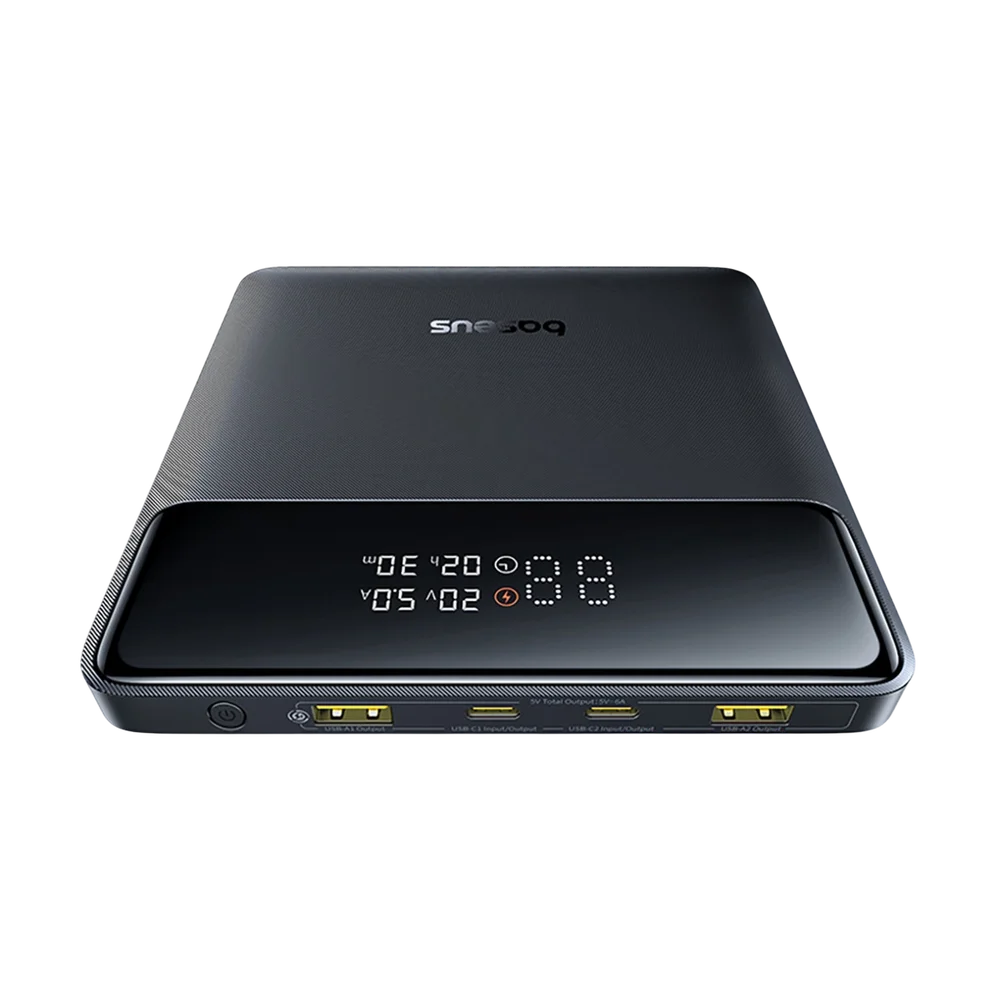 Spoljna baterija Baseus Blade H1, 20000mAh, 100W, QC + PD, 2 x USB-A - 2 x USB-C, Crna