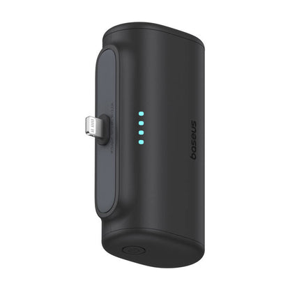 Spoljna baterija Baseus Compact, 5000mAh, 20W, PD, 1 x Lightning - 1 x USB-C, Crna P10068307113-00