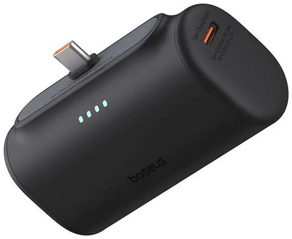 Baterija Eksterna Baseus Compact, 5000mAh, 20W, PD, 2 x USB-C, Crna P10068306113-00