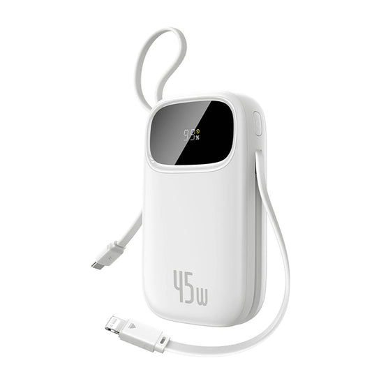 Spoljna baterija Baseus EnerFill FC31, 20000mAh, 45W, QC + PD, 1 x Lightning - 1 x USB-A - 2 x USB-C, Bela E0028D01