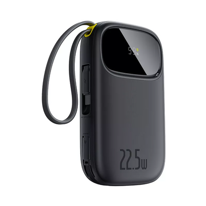 Eksterna baterija Baseus EnerFill FC31, 20000mAh, 22.5W, QC + PD, 1 x Lightning - 1 x USB-A - 2 x USB-C, Crna P10082107123-00
