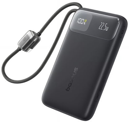 Eksterni punjač Baseus EnerFill FC11, 10000mAh, 22.5W, QC + PD, 1 x Lightning - 1 x USB-A - 2 x USB-C, Crna E0027R04