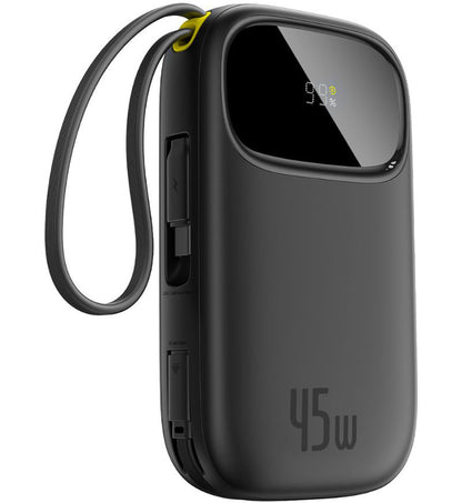 Eksterna baterija Baseus EnerFill FC31 Qpow 3, 10000mAh, 45W, QC + PD, 1 x USB-A - 3 x USB-C, Crna P10082102123-00