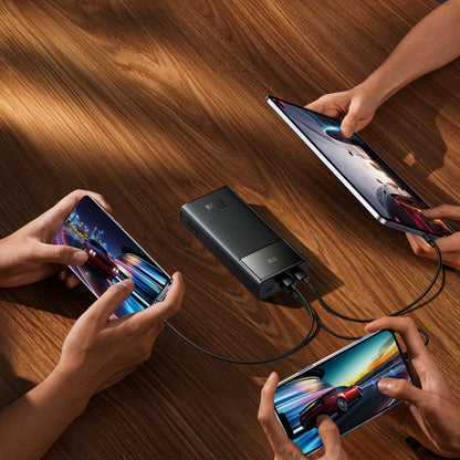Eksterna baterija Baseus EnerFill FP41, 30000mAh, 22.5W, QC + PD, 1 x USB-C - 2 x USB-A, Crna