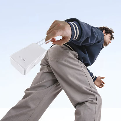 Spoljna baterija Baseus EnerFill Bipow2 Pro, 30000mAh, 22.5W, QC + PD, 1 x USB-A - 2 x USB-C, Bela E0028101