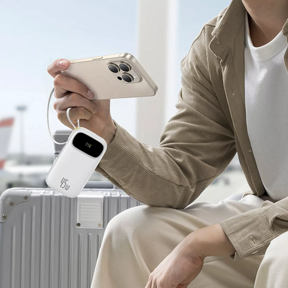 Eksterna baterija Baseus EnerFill FC31 Qpow 3, 20000mAh, 45W, QC + PD, 1 x USB-A - 3 x USB-C, Bela P10082105213-00