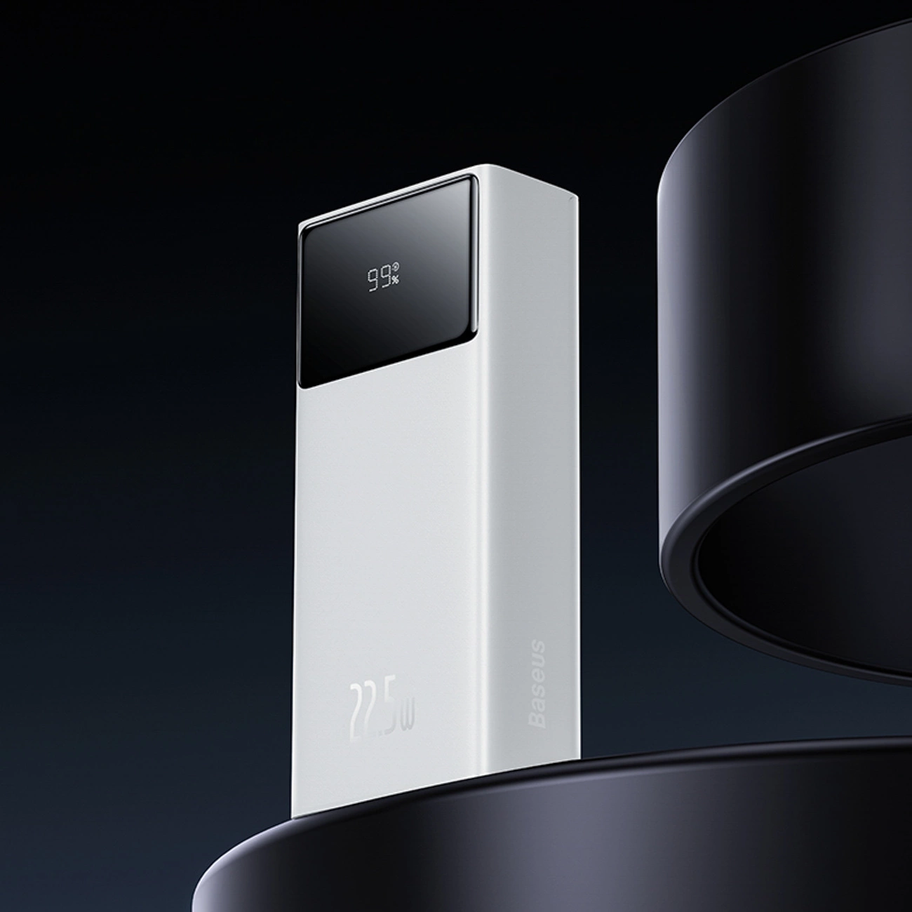 Eksterna baterija Baseus EnerFill FP41, 30000mAh, 22.5W, QC + PD, 1 x USB-C - 2 x USB-A, Bela