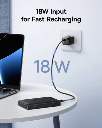 Spoljna baterija Baseus EnerFill FP21, 10000mAh, 22.5W, QC + PD, 1 x USB-A - 2 x USB-C, Crna P1008210D123-00