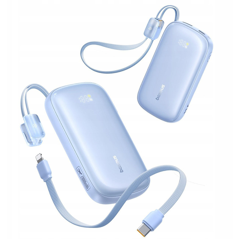 Spoljna baterija Baseus EnerFill FC21 Qpow 3 Ultra, 10000mAh, 22.5W, QC + PD, 1 x USB-A - 1 x USB-C, Plava E0027L03