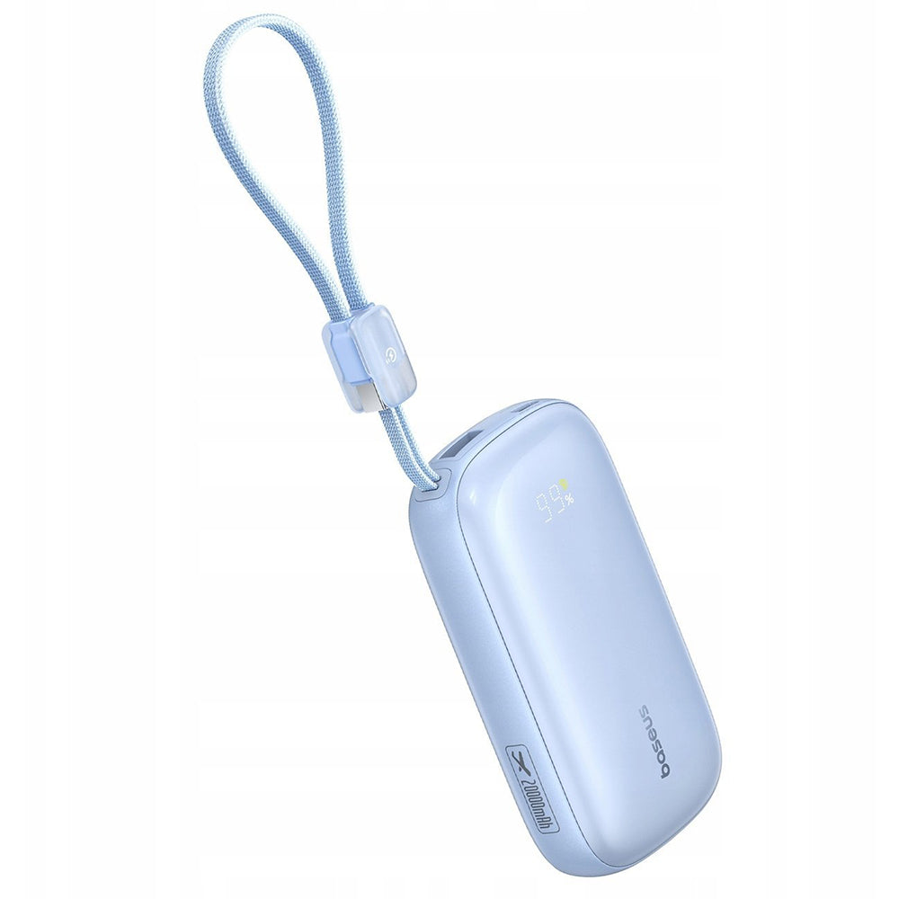 Spoljna baterija Baseus EnerFill FC21 Qpow 3 Ultra, 10000mAh, 45W, QC + PD, 1 x USB-A - 1 x USB-C, Plava E0027Q03