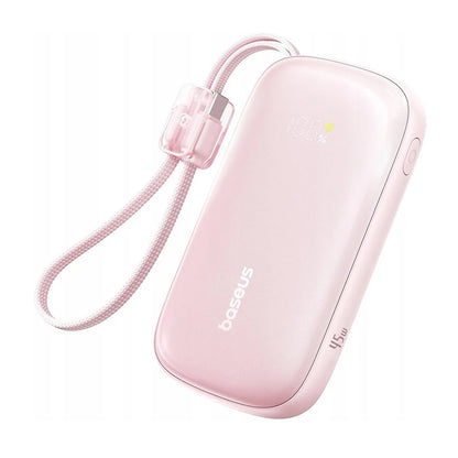 Spoljna baterija Baseus EnerFill FC21 Qpow 3 Ultra, 10000mAh, 45W, QC + PD, 1 x USB-A - 1 x USB-C, Roze E0027Q02