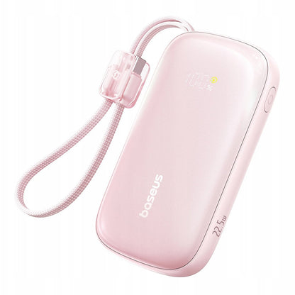 Spoljna baterija Baseus EnerFill FC21 Qpow 3 Ultra, 20000mAh, 22.5W, QC + PD, 1 x USB-A - 1 x USB-C, Roze E0027M02