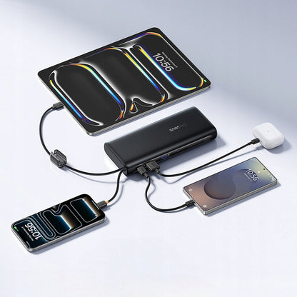 Eksterni punjač Baseus EnerFill FC41, 25000mAh, 145W, QC + PD, 1 x USB-A - 3 x USB-C, Crna E0028H03