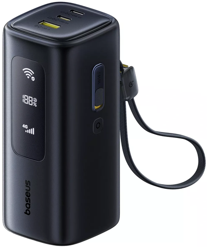Eksterna baterija Baseus EnerGeek GX11, 20000mAh, 67W, QC + PD, 1 x USB-A - 2 x USB-C, Crna E0025701