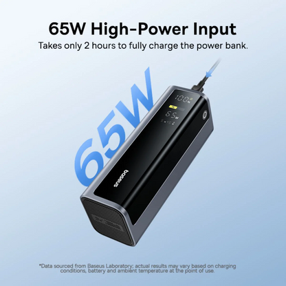 Spoljna baterija Baseus EnerGeek GP12, 20800mAh, 145W, QC + PD, 2 x USB-A - 2 x USB-C, Siva P10082109813-00
