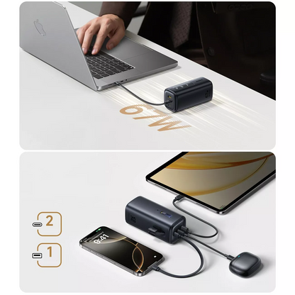 Eksterna baterija Baseus EnerGeek GX11, 20000mAh, 67W, QC + PD, 1 x USB-A - 2 x USB-C, Crna E0025701