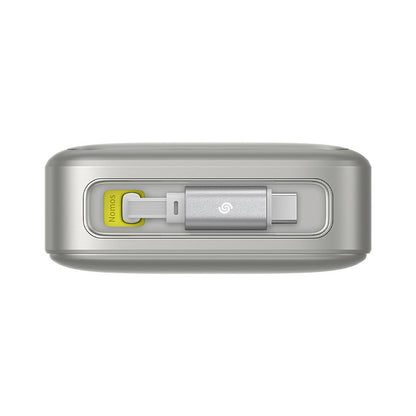 Spoljna baterija Baseus Free2Pull, 20000mAh, 65W, PD, 2 x USB-C, Siva P10073700843-00