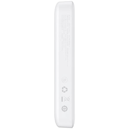 Spoljna baterija Baseus Magnetic Mini, 10000mAh, 20W, PD + FQI, 1 x USB-C, Bela P10059001223-00
