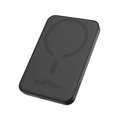 Spoljna Baterija Bežična Baseus Magnetic Mini, 5000mAh, 20W, PD + FQI, 1 x QI - 1 x USB-C, Crna P10022107113-00