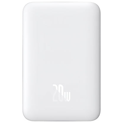 Spoljna baterija Baseus Magnetic Mini, 10000mAh, 20W, PD + FQI, 1 x USB-C, Bela P10059001223-00