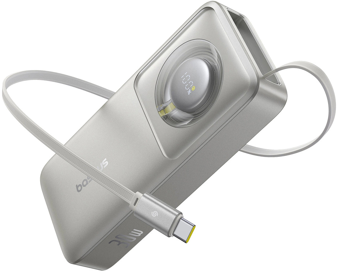 Spoljna baterija Baseus OS Free2Pull, 10000mAh, 30W, PD, 2 x USB-C, Siva P10073701843-00