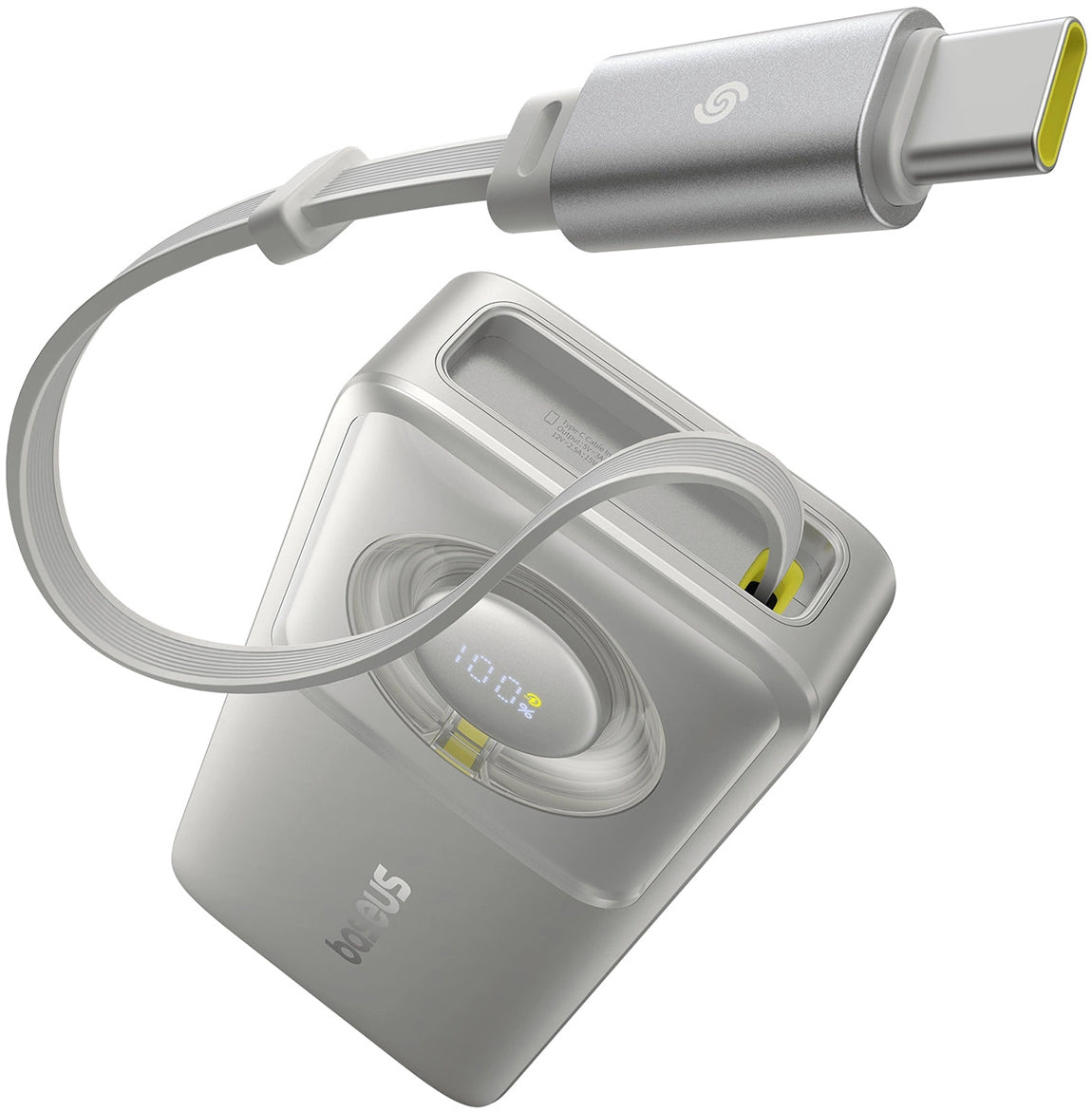 Spoljna baterija Baseus OS Free2Pull, 10000mAh, 30W, PD, 2 x USB-C, Siva P10073701843-00