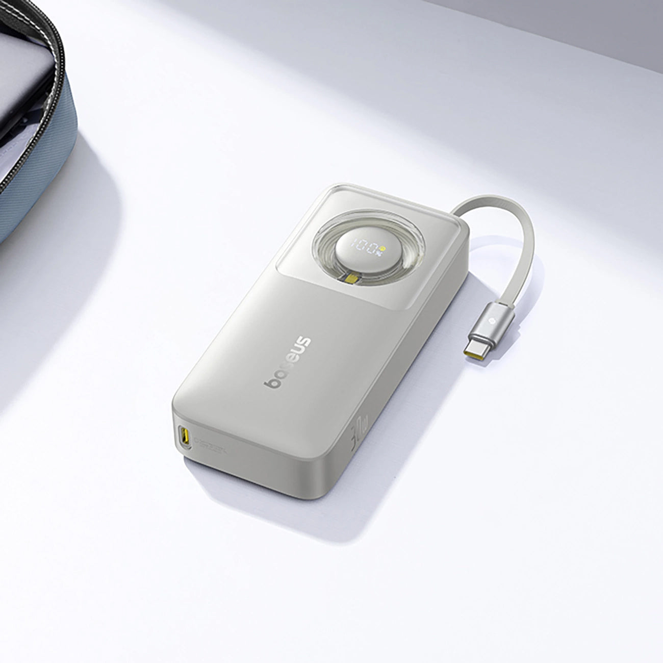 Spoljna baterija Baseus OS Free2Pull, 10000mAh, 30W, PD, 2 x USB-C, Siva P10073701843-00