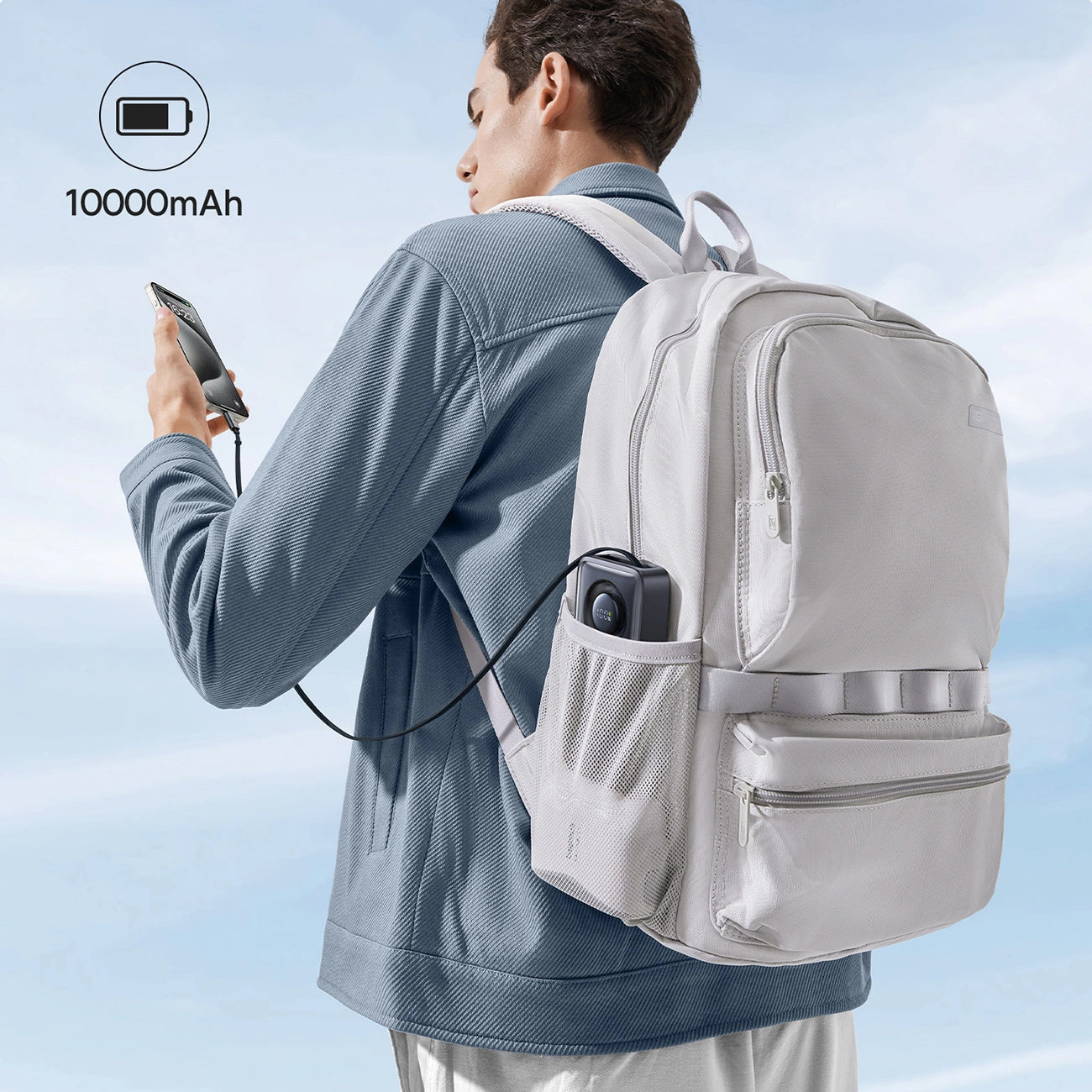 Spoljna baterija Baseus OS Free2Pull, 10000mAh, 30W, PD, 2 x USB-C, Crna P10073701123-00
