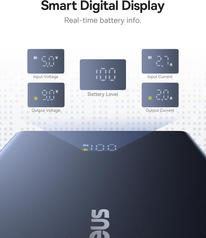Spoljna baterija Baseus PicoGo, 10000mAh, 20W, QC + PD, 1 x USB-A - 2 x USB-C, Bela P10076801213-00