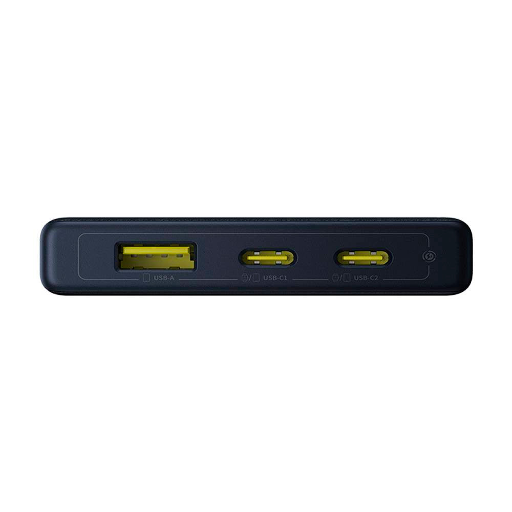 Spoljna baterija Baseus PicoGo, 10000mAh, 20W, QC + PD, 1 x USB-A - 2 x USB-C, Crna P10076801123-00