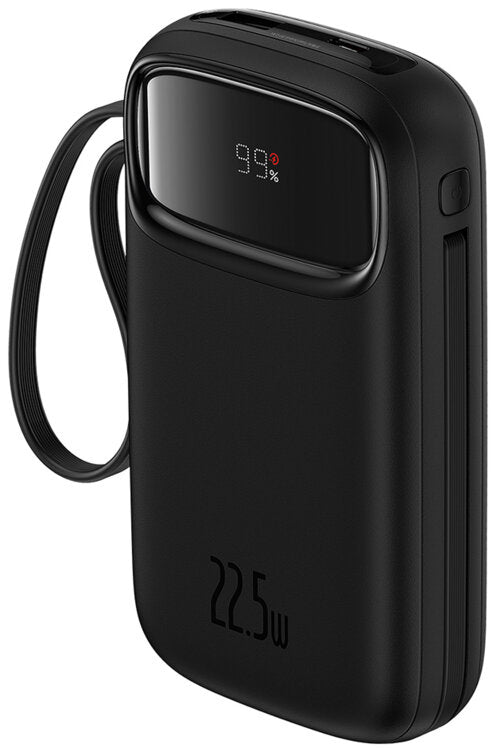 Eksterna baterija Baseus Qpow2, 10000mAh, 22.5W, QC + PD, 1 x Lightning - 1 x USB-A - 2 x USB-C, Crna P10055003113-00