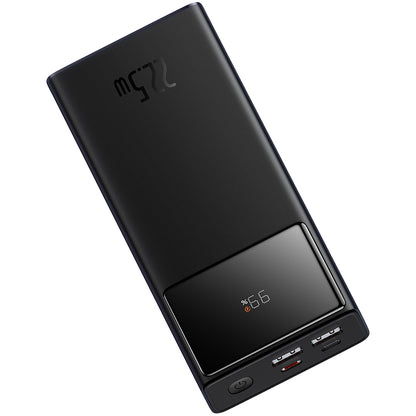 Eksterna baterija Baseus Star Lord, 20000mAh, 22.5W, QC + PD, 1 x USB-C - 2 x USB-A, Crna PPXJ080001