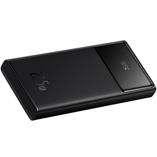 Baseus Star Lord External Battery, 10000mAh, 22.5W, QC + PD, 1 x USB-C - 2 x USB-A, Black PPXJ100001 