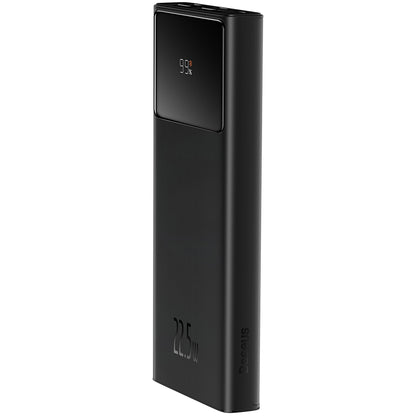 Baseus Star Lord External Battery, 10000mAh, 22.5W, QC + PD, 1 x USB-C - 2 x USB-A, Black PPXJ100001 
