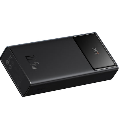 Eksterna baterija Baseus Star Lord, 20000mAh, 22.5W, QC + PD, 1 x USB-C - 2 x USB-A, Crna PPXJ080001