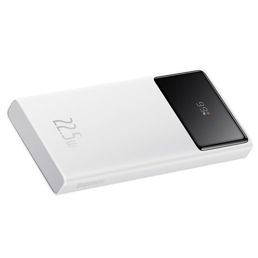 Eksterna baterija Baseus Star Lord, 10000mAh, 22.5W, QC + PD, 1 x USB-C - 2 x USB-A, Bela PPXJ100002