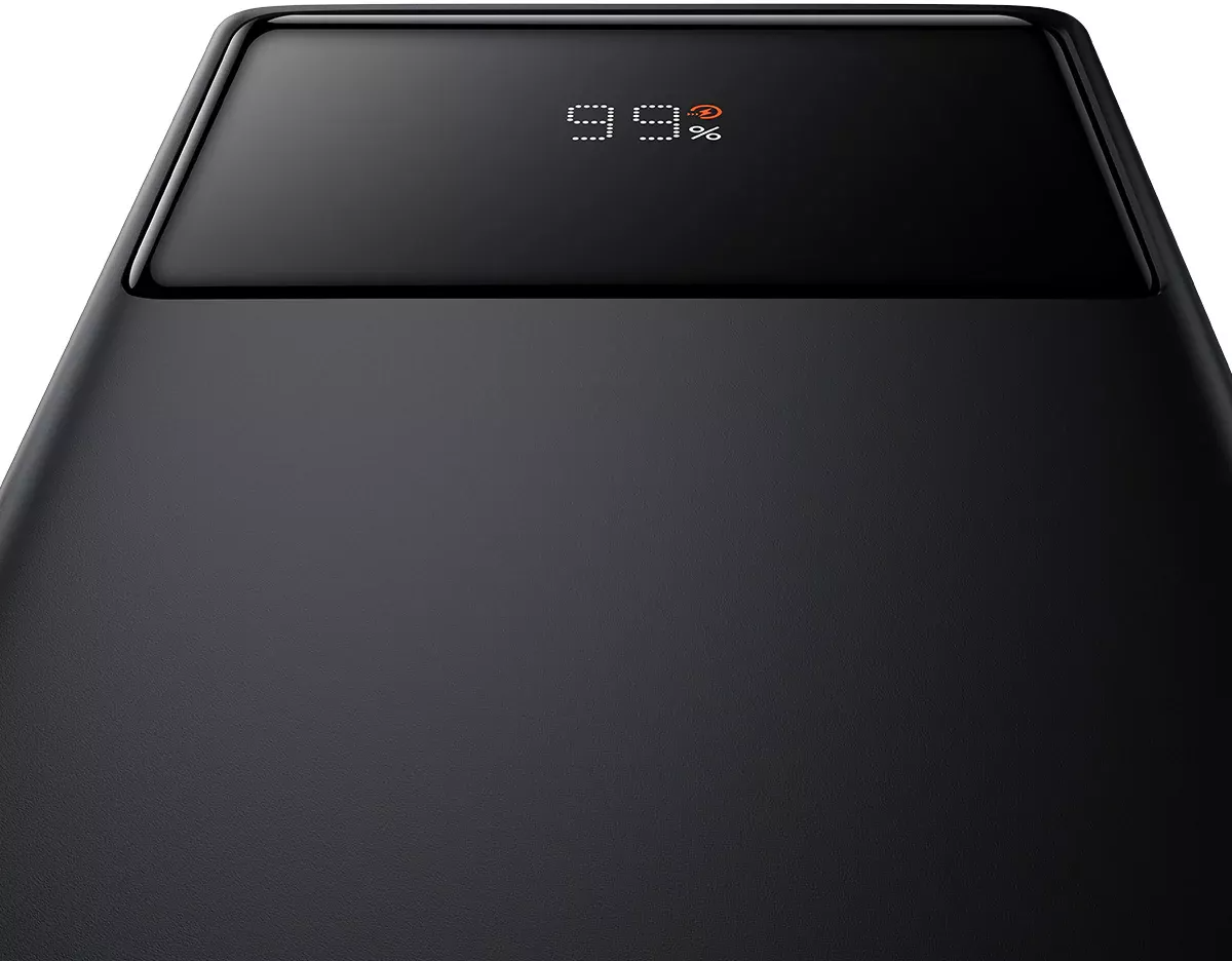 Eksterna baterija Baseus Star Lord, 30000mAh, 22.5W, QC + PD, 1 x USB-C - 2 x USB-A, Crna PPXJ080101