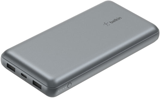 Eksterna baterija Belkin BoostCharge Pro, 20000mAh, 15W, 1 x USB-C - 2 x USB-A, Siva BPB012btGY