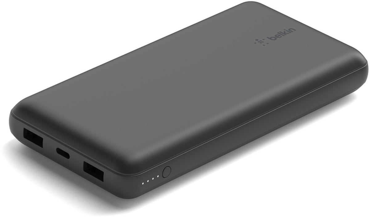 Eksterna baterija Belkin BoostCharge Pro, 20000mAh, 15W, 1 x USB-C - 2 x USB-A, Crna BPB012btBK
