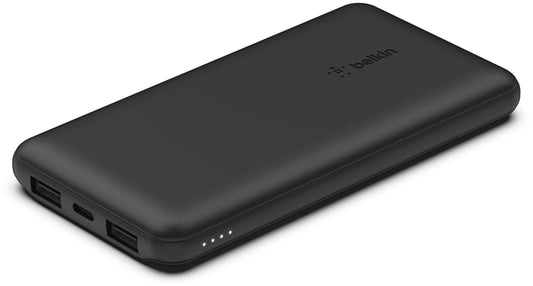 Eksterna baterija Belkin BoostCharge, 10000mAh, 15W, 1 x USB-C - 2 x USB-A, Crna BPB011btBK
